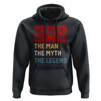 Dad The Man The Myth The Legend Hoodie Funny Welder Welding - Wonder Print Shop