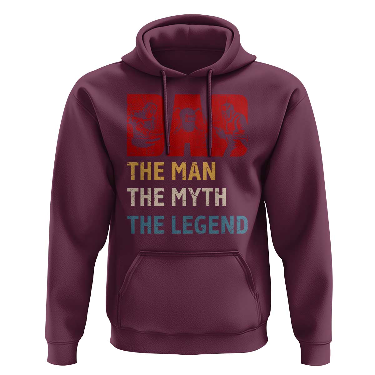 Dad The Man The Myth The Legend Hoodie Funny Welder Welding - Wonder Print Shop