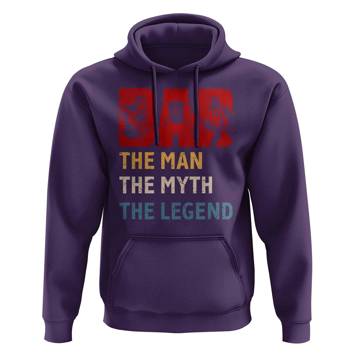 Dad The Man The Myth The Legend Hoodie Funny Welder Welding - Wonder Print Shop