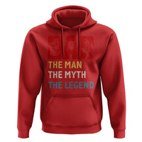 Dad The Man The Myth The Legend Hoodie Funny Welder Welding - Wonder Print Shop