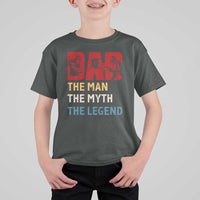 Dad The Man The Myth The Legend T Shirt For Kid Funny Welder Welding - Wonder Print Shop