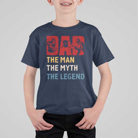 Dad The Man The Myth The Legend T Shirt For Kid Funny Welder Welding - Wonder Print Shop