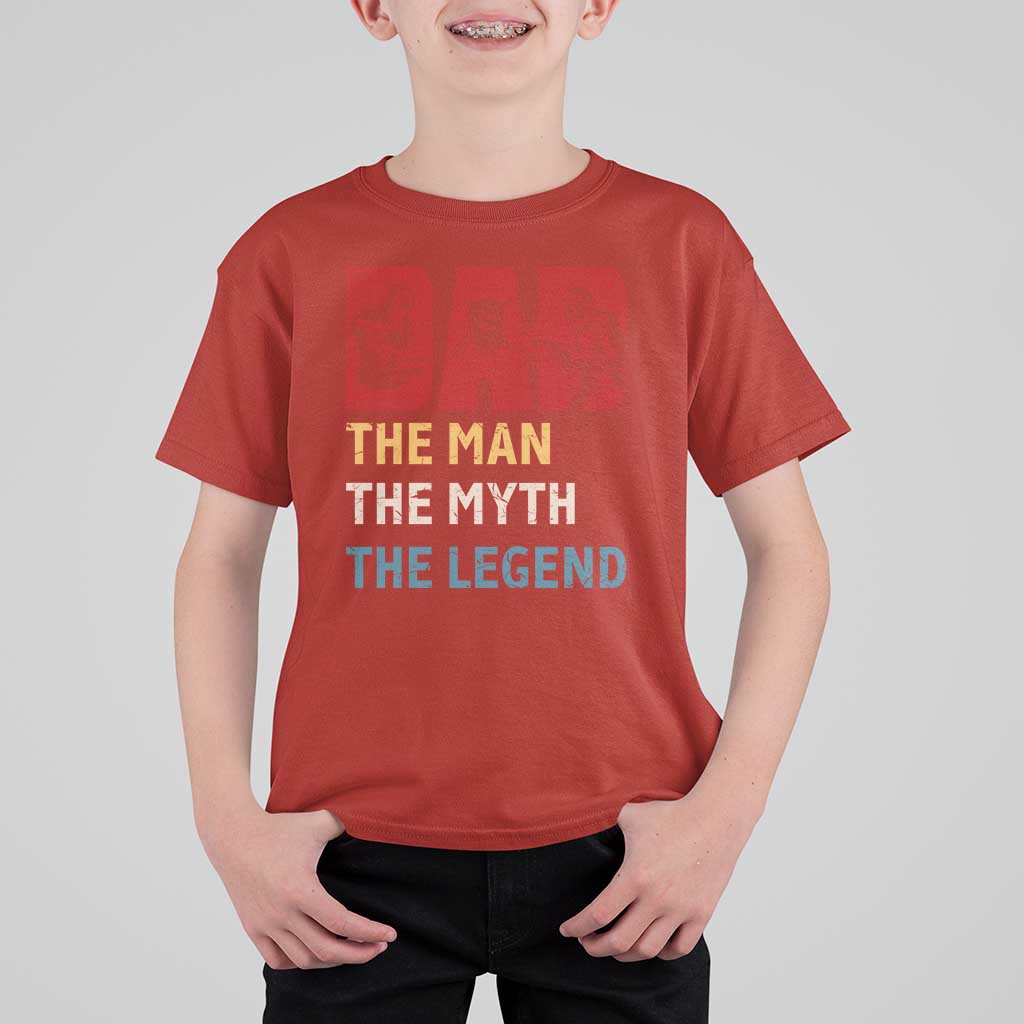 Dad The Man The Myth The Legend T Shirt For Kid Funny Welder Welding - Wonder Print Shop