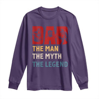 Dad The Man The Myth The Legend Long Sleeve Shirt Funny Welder Welding - Wonder Print Shop
