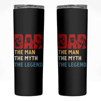 Dad The Man The Myth The Legend Skinny Tumbler Funny Welder Welding - Wonder Print Shop