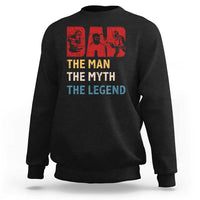 Dad The Man The Myth The Legend Sweatshirt Funny Welder Welding - Wonder Print Shop