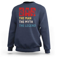 Dad The Man The Myth The Legend Sweatshirt Funny Welder Welding - Wonder Print Shop