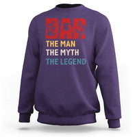 Dad The Man The Myth The Legend Sweatshirt Funny Welder Welding - Wonder Print Shop