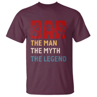 Dad The Man The Myth The Legend T Shirt Funny Welder Welding - Wonder Print Shop