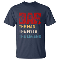 Dad The Man The Myth The Legend T Shirt Funny Welder Welding - Wonder Print Shop