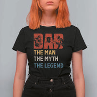 Dad The Man The Myth The Legend T Shirt For Women Funny Welder Welding - Wonder Print Shop