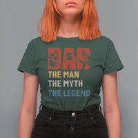Dad The Man The Myth The Legend T Shirt For Women Funny Welder Welding - Wonder Print Shop