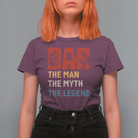 Dad The Man The Myth The Legend T Shirt For Women Funny Welder Welding - Wonder Print Shop