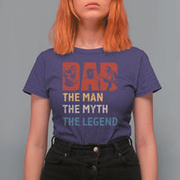 Dad The Man The Myth The Legend T Shirt For Women Funny Welder Welding - Wonder Print Shop