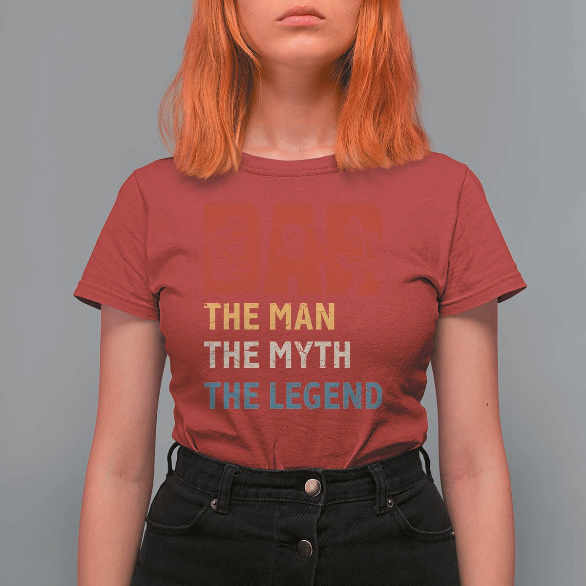 Dad The Man The Myth The Legend T Shirt For Women Funny Welder Welding - Wonder Print Shop