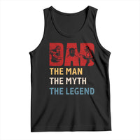Dad The Man The Myth The Legend Tank Top Funny Welder Welding - Wonder Print Shop