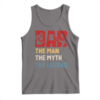 Dad The Man The Myth The Legend Tank Top Funny Welder Welding - Wonder Print Shop