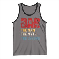 Dad The Man The Myth The Legend Tank Top Funny Welder Welding - Wonder Print Shop