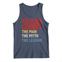Dad The Man The Myth The Legend Tank Top Funny Welder Welding - Wonder Print Shop