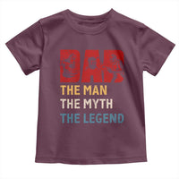 Dad The Man The Myth The Legend Toddler T Shirt Funny Welder Welding - Wonder Print Shop
