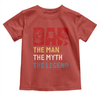 Dad The Man The Myth The Legend Toddler T Shirt Funny Welder Welding - Wonder Print Shop