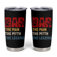 Dad The Man The Myth The Legend Tumbler Cup Funny Welder Welding - Wonder Print Shop