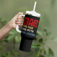 Dad The Man The Myth The Legend Tumbler With Handle Funny Welder Welding - Wonder Print Shop