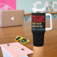 Dad The Man The Myth The Legend Tumbler With Handle Funny Welder Welding - Wonder Print Shop