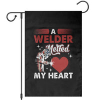 Funny Welding Welder Wife Girlfriend Garden Flag - Wonder Print Shop