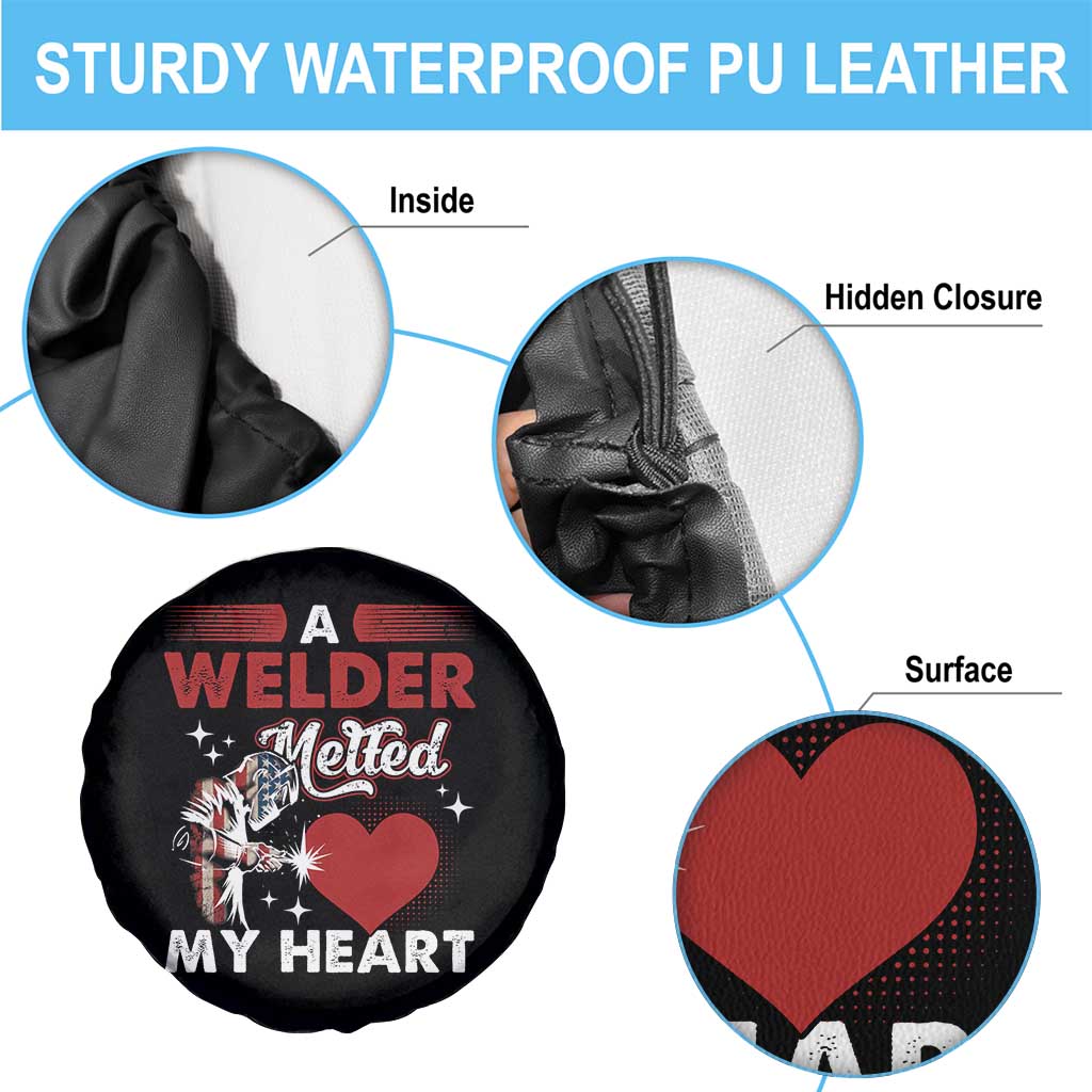 Funny Welding Welder Wife Girlfriend Spare Tire Cover - Wonder Print Shop