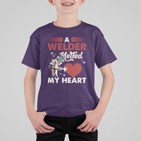 Funny Welding Welder Wife Girlfriend T Shirt For Kid - Wonder Print Shop