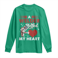 Funny Welding Welder Wife Girlfriend Long Sleeve Shirt - Wonder Print Shop