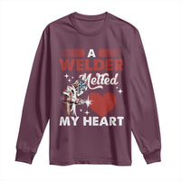 Funny Welding Welder Wife Girlfriend Long Sleeve Shirt - Wonder Print Shop