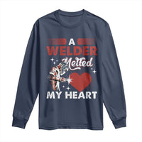 Funny Welding Welder Wife Girlfriend Long Sleeve Shirt - Wonder Print Shop