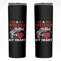 Funny Welding Welder Wife Girlfriend Skinny Tumbler - Wonder Print Shop