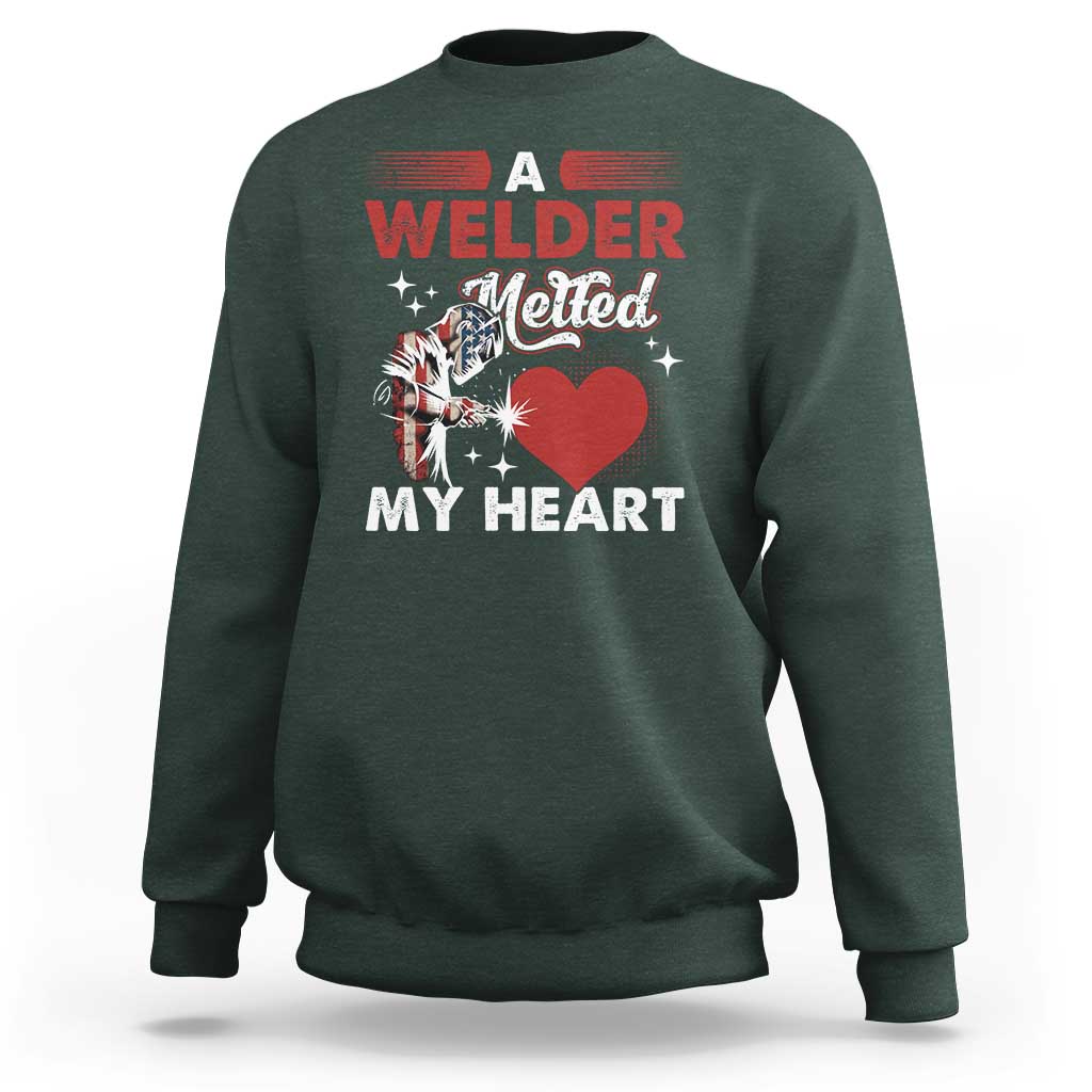 Funny Welding Welder Wife Girlfriend Sweatshirt - undefined
