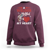 Funny Welding Welder Wife Girlfriend Sweatshirt - undefined