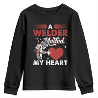 Funny Welding Welder Wife Girlfriend Youth Sweatshirt - Wonder Print Shop