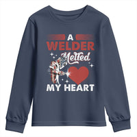 Funny Welding Welder Wife Girlfriend Youth Sweatshirt - Wonder Print Shop