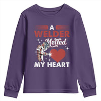 Funny Welding Welder Wife Girlfriend Youth Sweatshirt - Wonder Print Shop