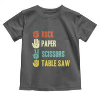 Funny Woodworker Toddler T Shirt Rock Paper Scissors Table Saw - Wonder Print Shop