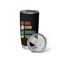 Funny Woodworker Tumbler Cup Rock Paper Scissors Table Saw - Wonder Print Shop