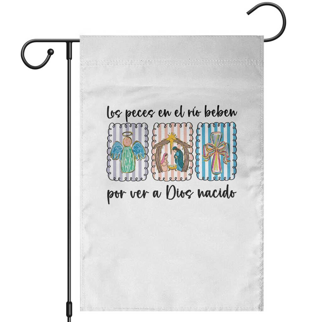 Nativity Scene Christian Christmas Garden Flag Feliz Navidad - Wonder Print Shop