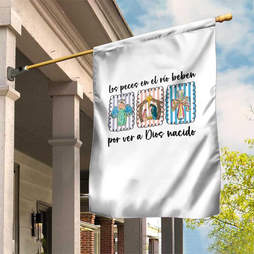 Nativity Scene Christian Christmas Garden Flag Feliz Navidad - Wonder Print Shop