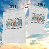 Nativity Scene Christian Christmas Garden Flag Feliz Navidad - Wonder Print Shop