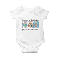 Nativity Scene Christian Christmas Baby Onesie Feliz Navidad - Wonder Print Shop