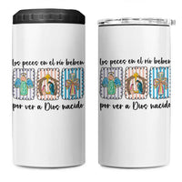 Nativity Scene Christian Christmas 4 in 1 Can Cooler Tumbler Feliz Navidad - Wonder Print Shop