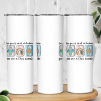 Nativity Scene Christian Christmas Skinny Tumbler Feliz Navidad - Wonder Print Shop
