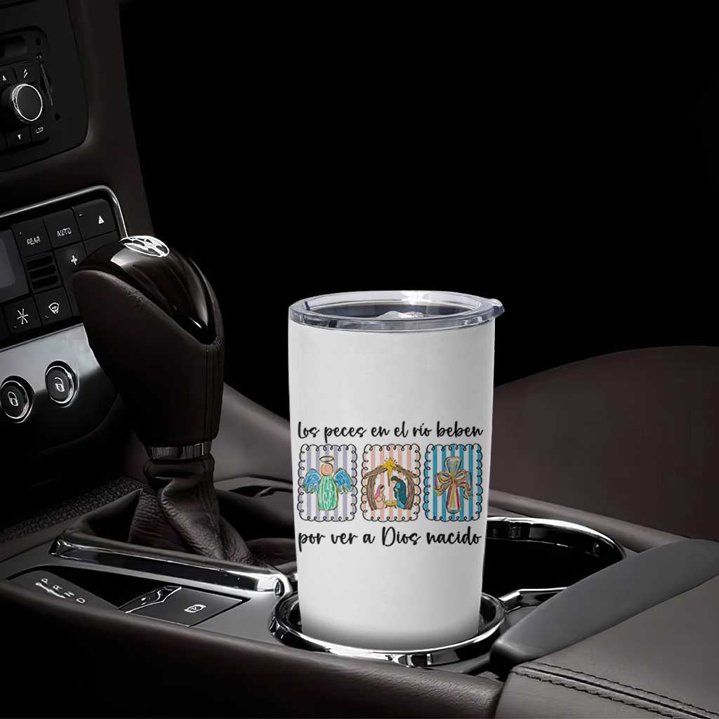 Nativity Scene Christian Christmas Tumbler Cup Feliz Navidad - Wonder Print Shop