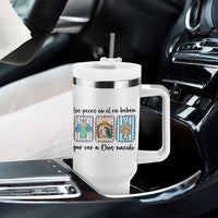 Nativity Scene Christian Christmas Tumbler With Handle Feliz Navidad - Wonder Print Shop